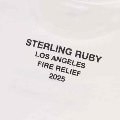 25SS ロサンゼルス チャリティー BOXロゴ Tシャツ(Los Angeles Fire Relief Box Logo Tee)