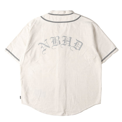 22SS アップリケロゴ フランネル ベースボールシャツ(B.B. C-SHIRT SS)