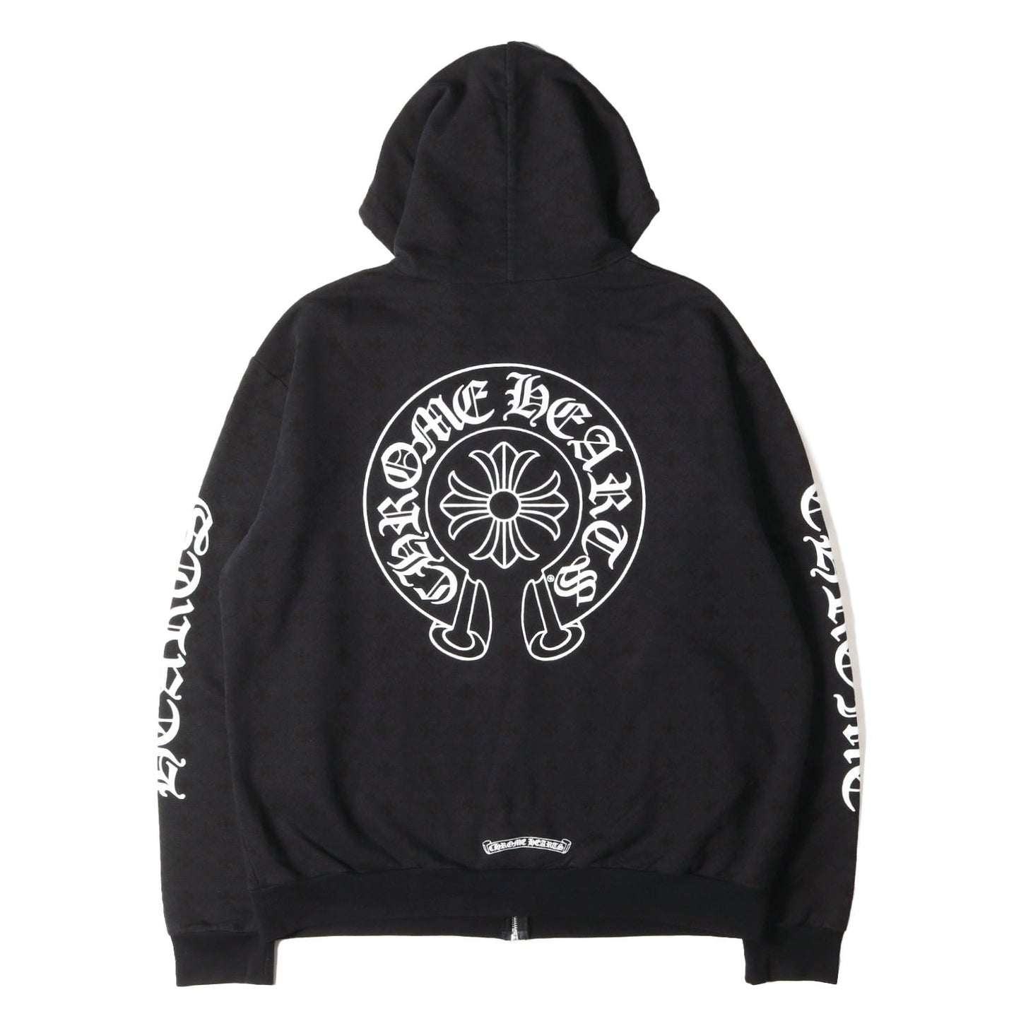 近年モデル CHプラス モノグラム総柄 ホースシュープリント ダガージップ スウェットパーカー(SWTSHRT HD ZIP)