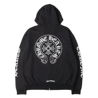 近年モデル CHプラス モノグラム総柄 ホースシュープリント ダガージップ スウェットパーカー(SWTSHRT HD ZIP)