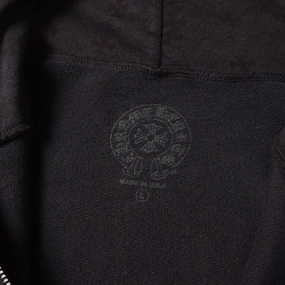 近年モデル CHプラス モノグラム総柄 ホースシュープリント ダガージップ スウェットパーカー(SWTSHRT HD ZIP)