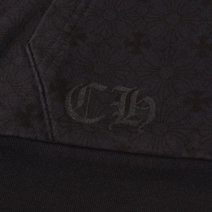 近年モデル CHプラス モノグラム総柄 ホースシュープリント ダガージップ スウェットパーカー(SWTSHRT HD ZIP)