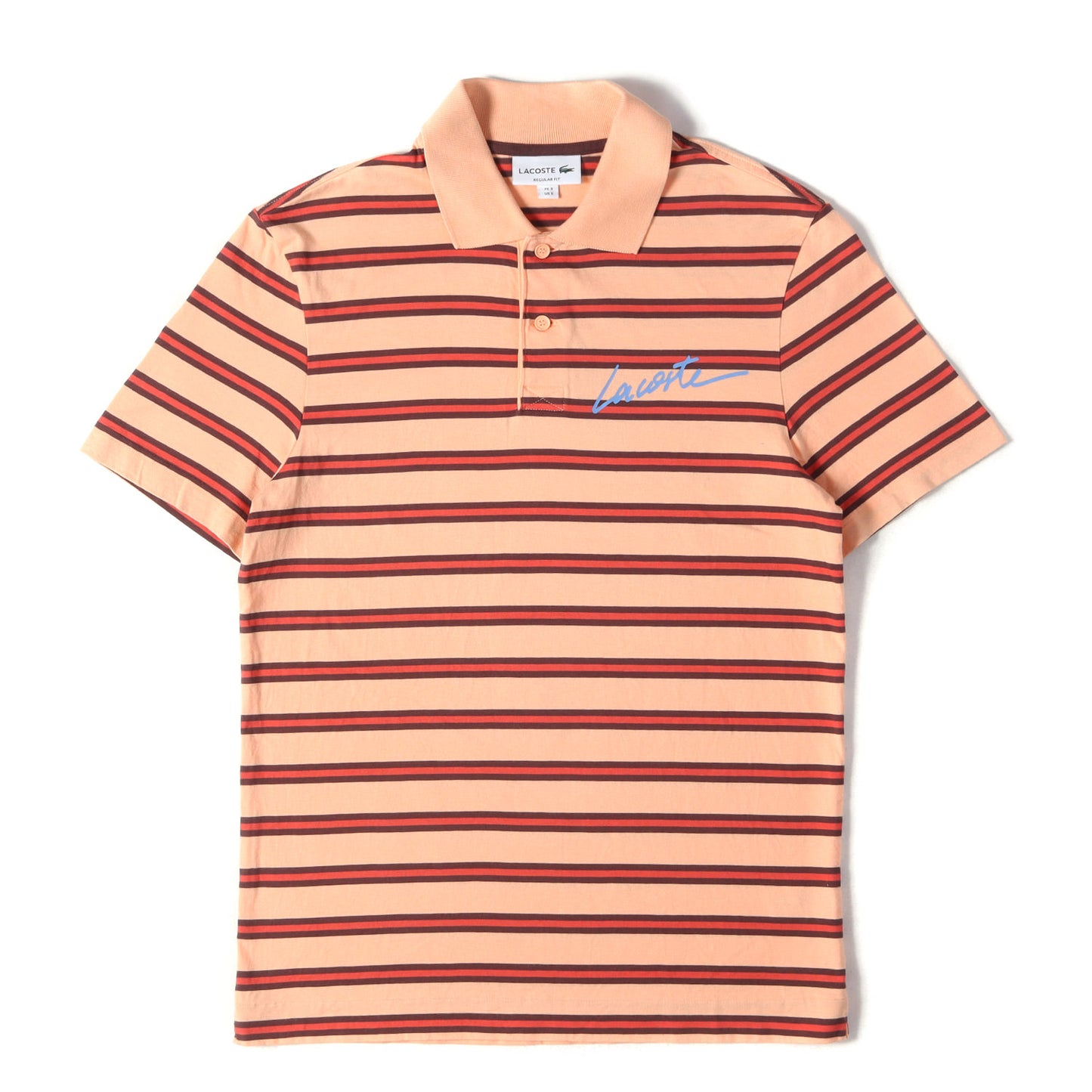 ロゴプリント ボーダー ポロシャツ(REGULAR FIT)