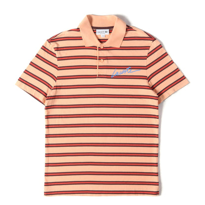 ロゴプリント ボーダー ポロシャツ(REGULAR FIT)