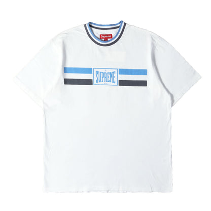 24SS エバーラストロゴ クルーネック Tシャツ(Warm Up Stripe S/S Top)