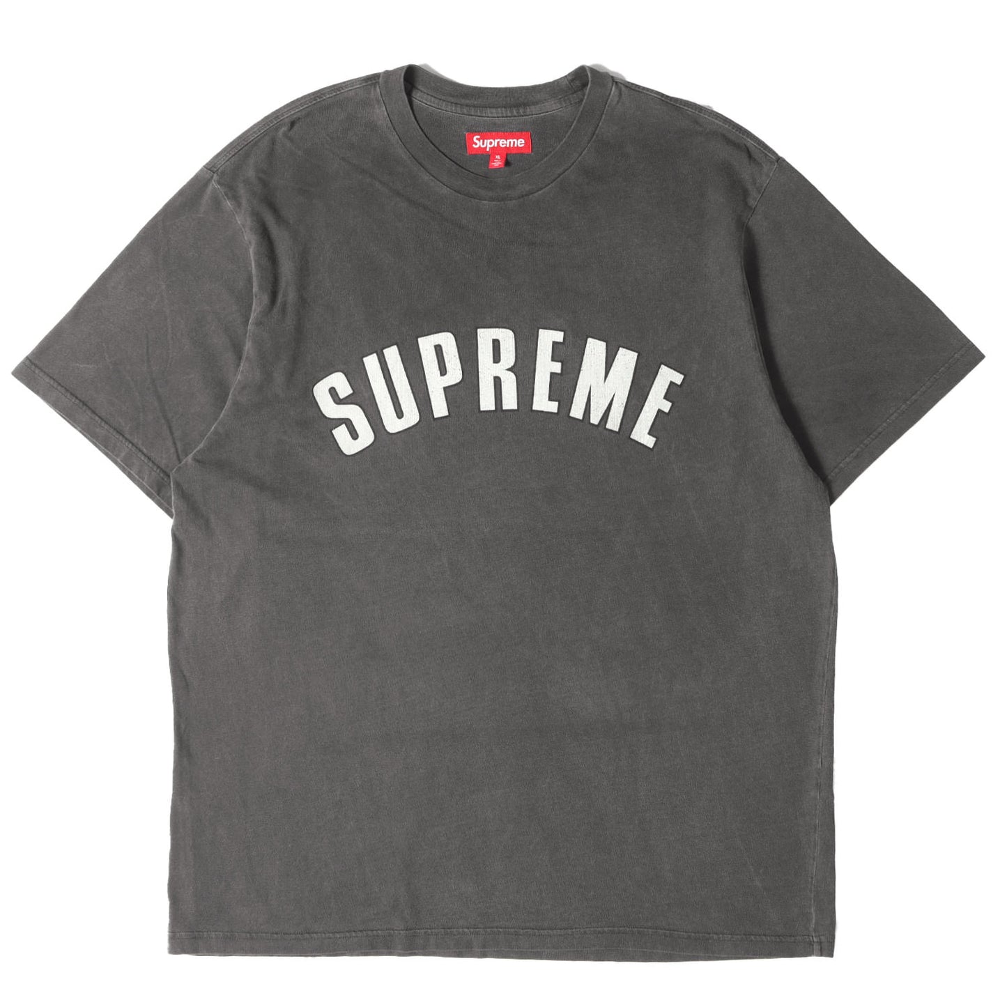 24SS オーバーダイ加工 クラック アーチロゴ Tシャツ(Cracked Arc S/S Top)