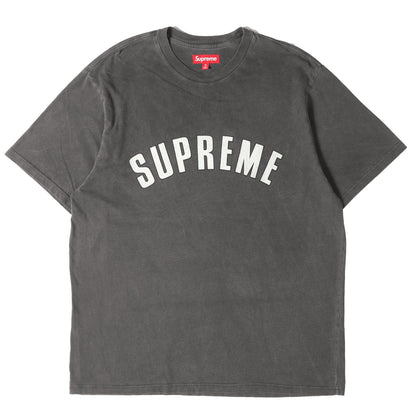 24SS オーバーダイ加工 クラック アーチロゴ Tシャツ(Cracked Arc S/S Top)