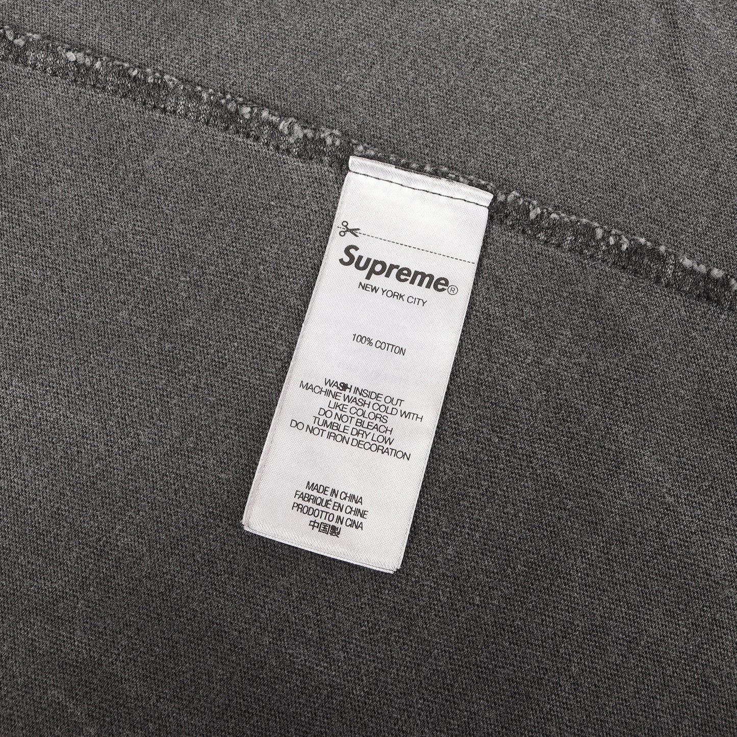 24SS オーバーダイ加工 クラック アーチロゴ Tシャツ(Cracked Arc S/S Top)