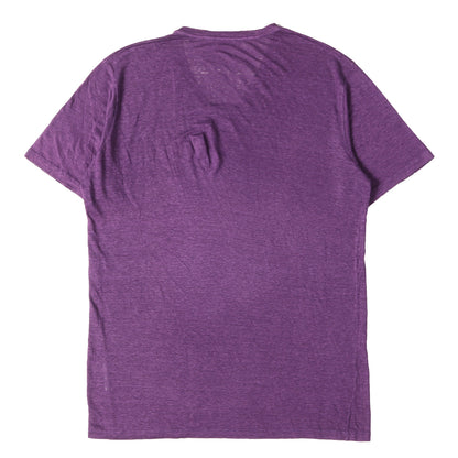 スラブニット Vネック Tシャツ