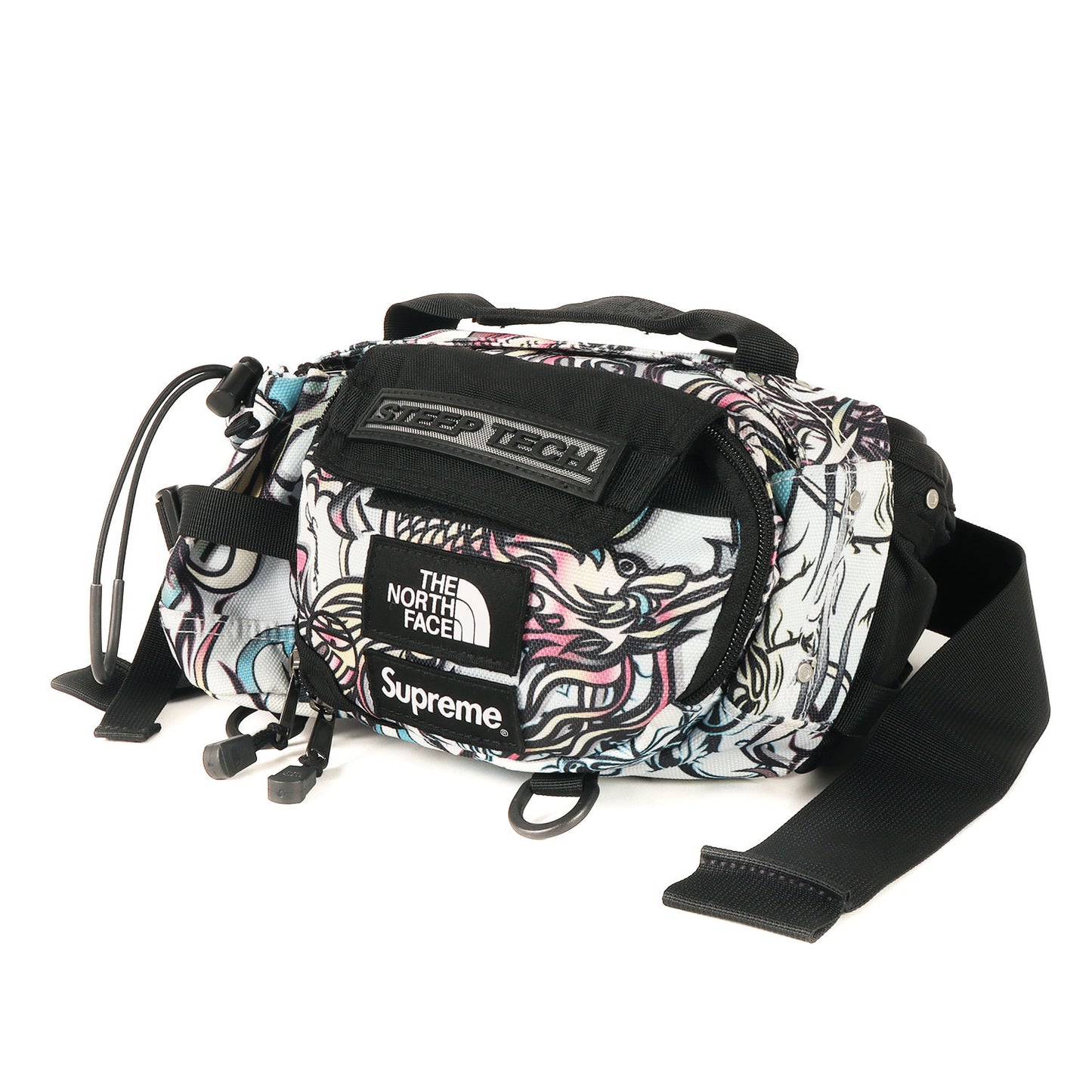 22AW ×THE NORTH FACE スティープテック ドラゴン柄 ウエストバッグ(Steep Tech Waist Bag)