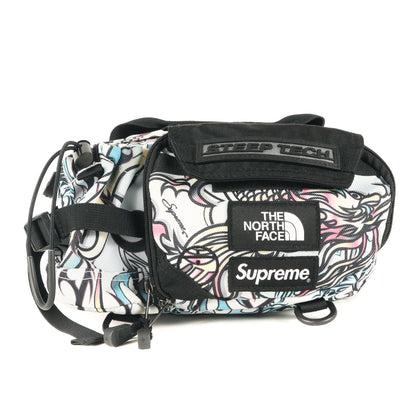 22AW ×THE NORTH FACE スティープテック ドラゴン柄 ウエストバッグ(Steep Tech Waist Bag)