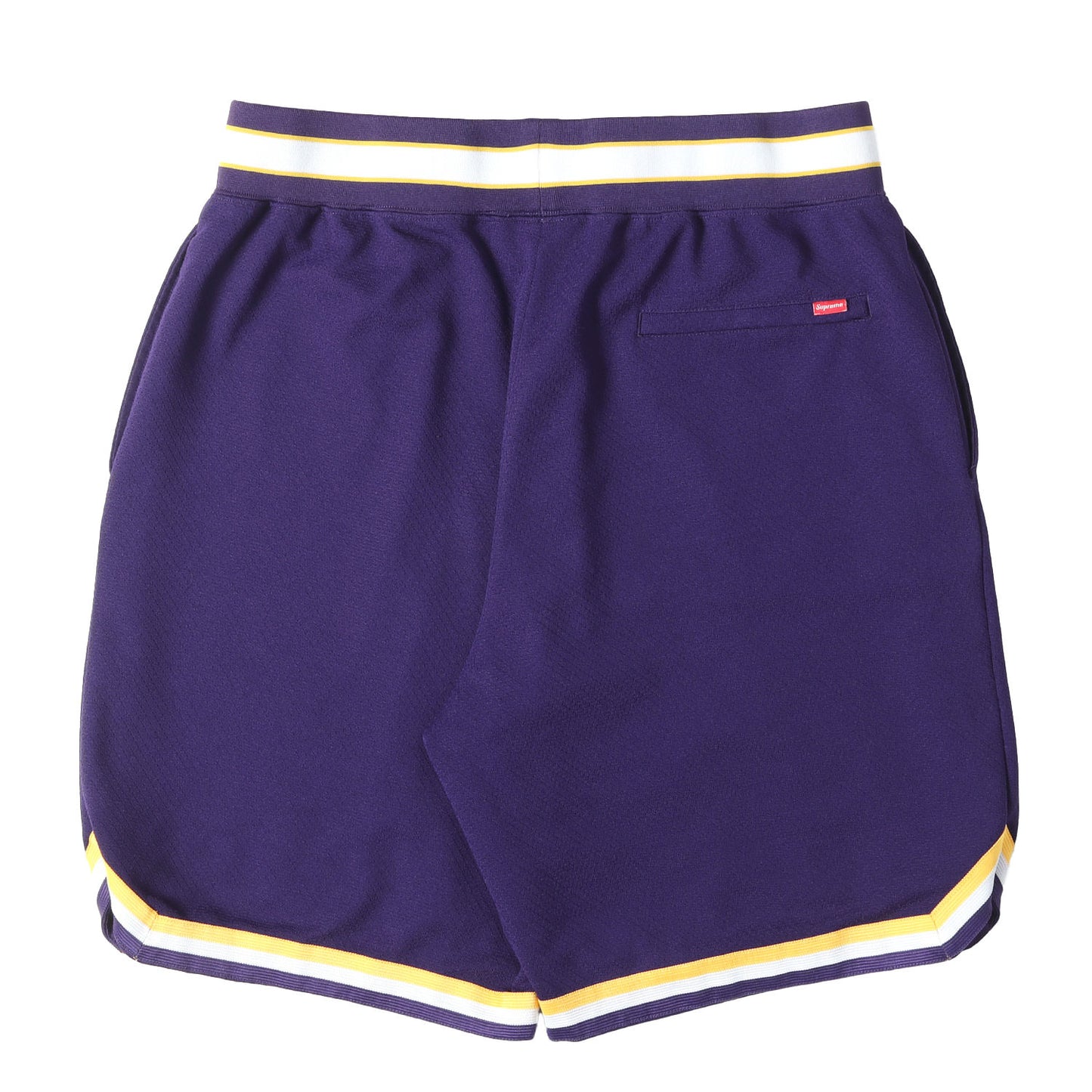 22SS クロコフェイクレザー ナンバリングロゴ バスケショーツ(Faux Croc Basketball Short)
