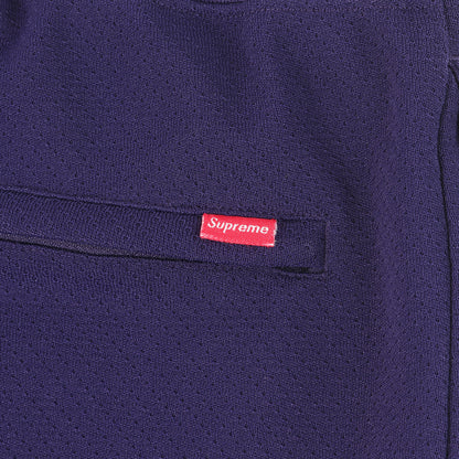 22SS クロコフェイクレザー ナンバリングロゴ バスケショーツ(Faux Croc Basketball Short)