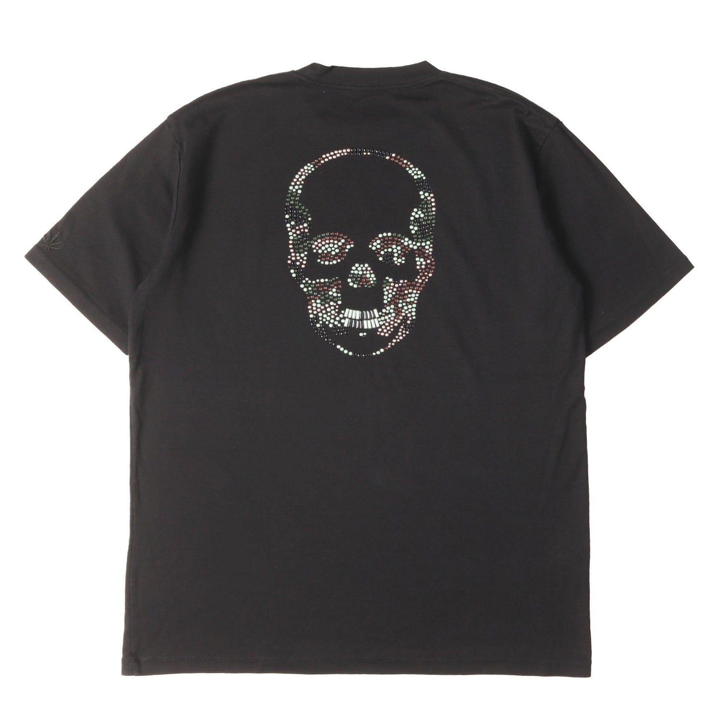ラインストーン スカル ヘビー Tシャツ
