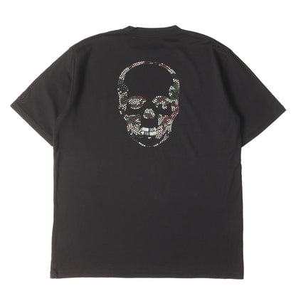 ラインストーン スカル ヘビー Tシャツ