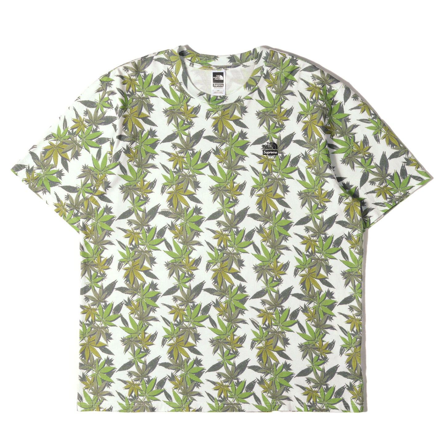 23AW ×THE NORTH FACE リーフ柄プリント Tシャツ(Leaf S/S Top)
