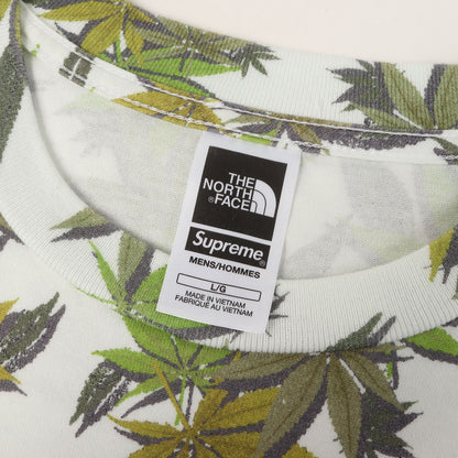 23AW ×THE NORTH FACE リーフ柄プリント Tシャツ(Leaf S/S Top)