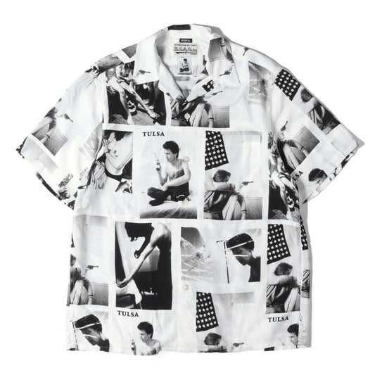 21SS ×Stie-lo ×Larry Clark TULSA フォト柄 レーヨン ハワイアンシャツ / アロハシャツ(S/S HAWAIIAN SHIRTS)