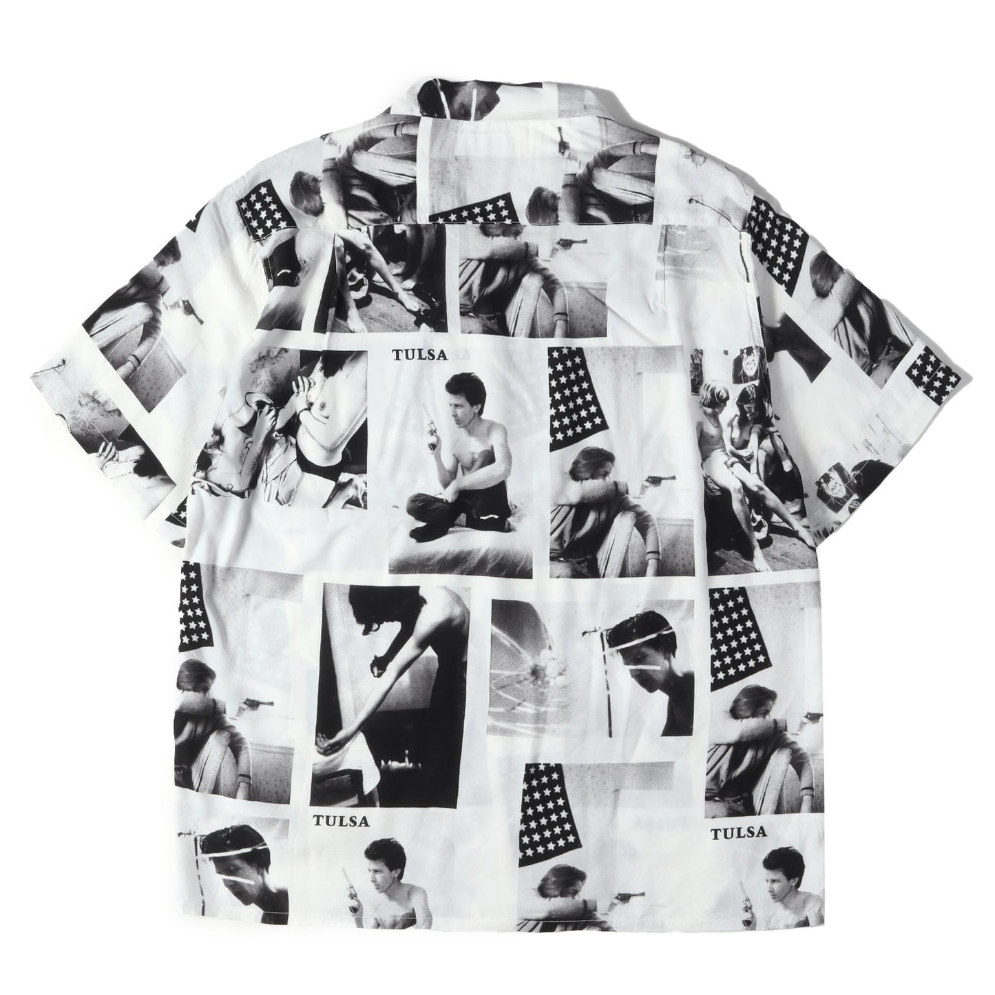 21SS ×Stie-lo ×Larry Clark TULSA フォト柄 レーヨン ハワイアンシャツ / アロハシャツ(S/S HAWAIIAN SHIRTS)