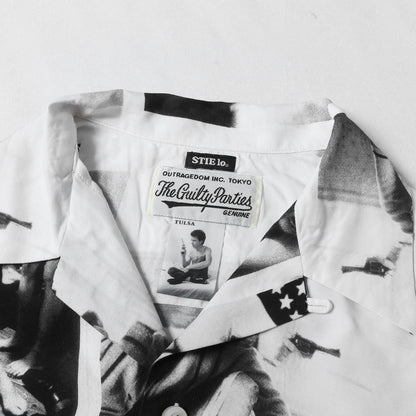 21SS ×Stie-lo ×Larry Clark TULSA フォト柄 レーヨン ハワイアンシャツ / アロハシャツ(S/S HAWAIIAN SHIRTS)