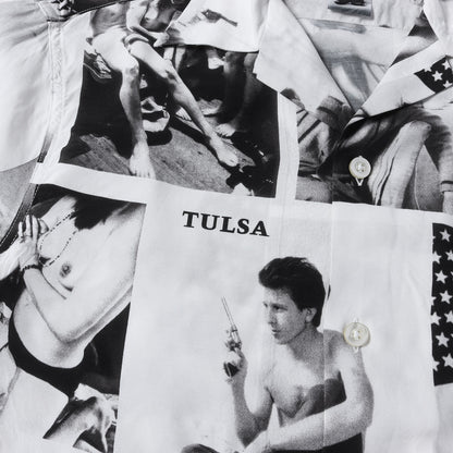 21SS ×Stie-lo ×Larry Clark TULSA フォト柄 レーヨン ハワイアンシャツ / アロハシャツ(S/S HAWAIIAN SHIRTS)