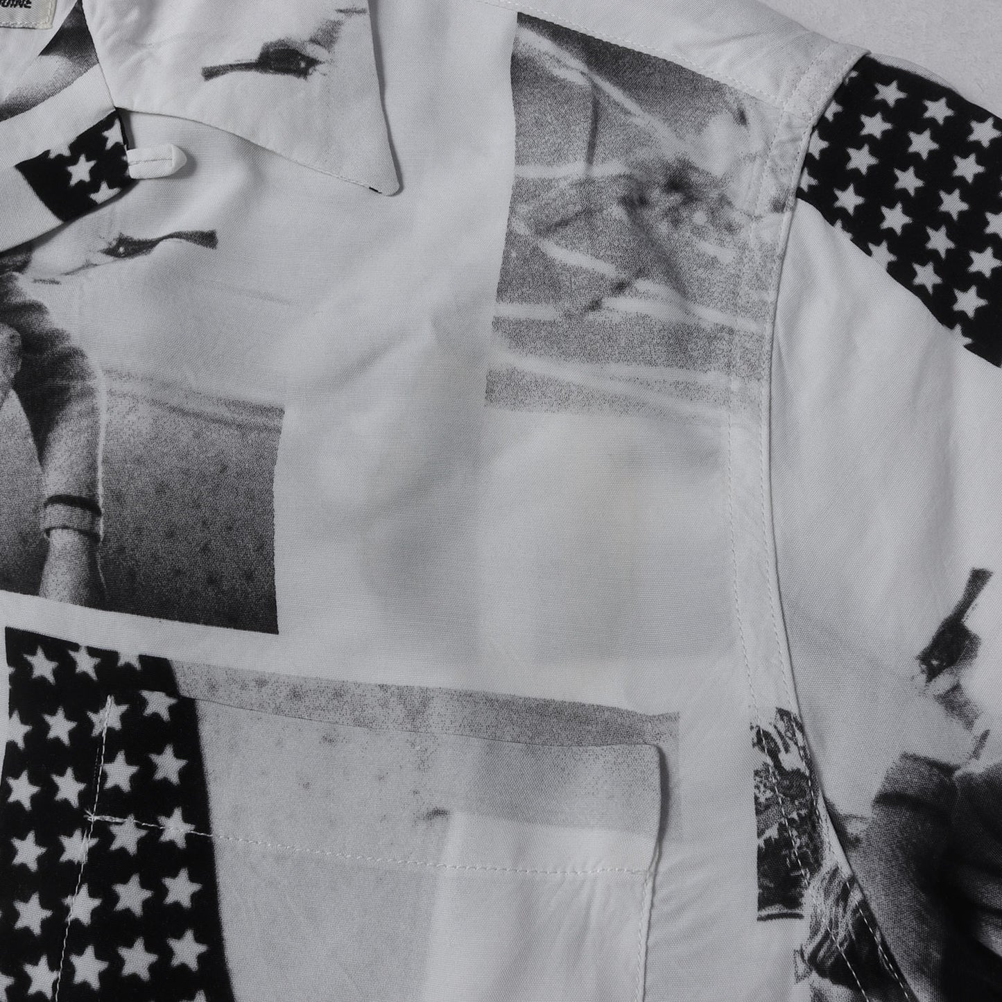 21SS ×Stie-lo ×Larry Clark TULSA フォト柄 レーヨン ハワイアンシャツ / アロハシャツ(S/S HAWAIIAN SHIRTS)