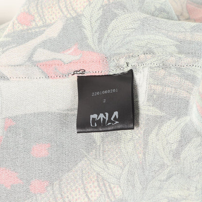 22SS レディー&カクテル柄 オーバーサイズ レーヨン アロハシャツ(DRUNK ALOHA SHIRTS)