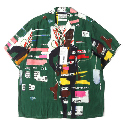 21SS ×JEAN-MICHEL BASQUIAT レーヨン ハワイアンシャツ / アロハシャツ(HAWAIIAN SHIRT)