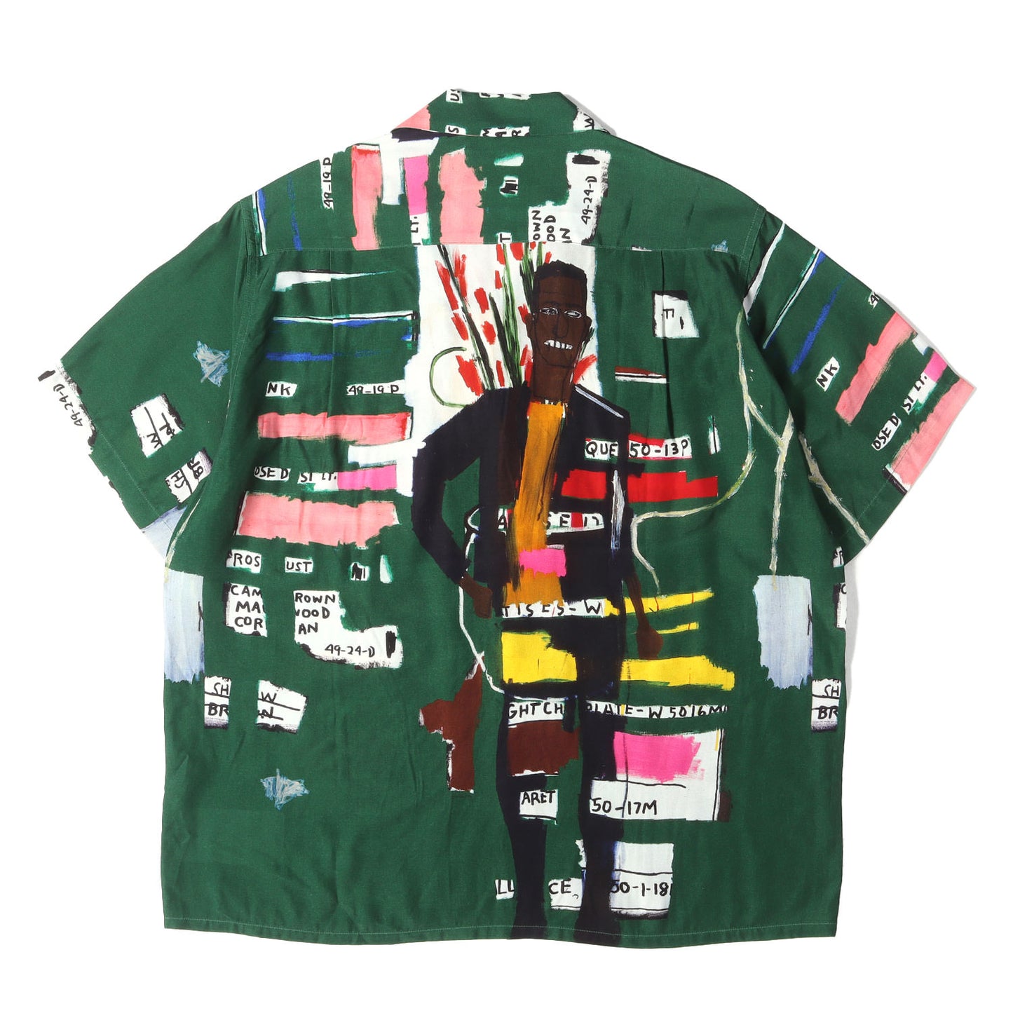 21SS ×JEAN-MICHEL BASQUIAT レーヨン ハワイアンシャツ / アロハシャツ(HAWAIIAN SHIRT)