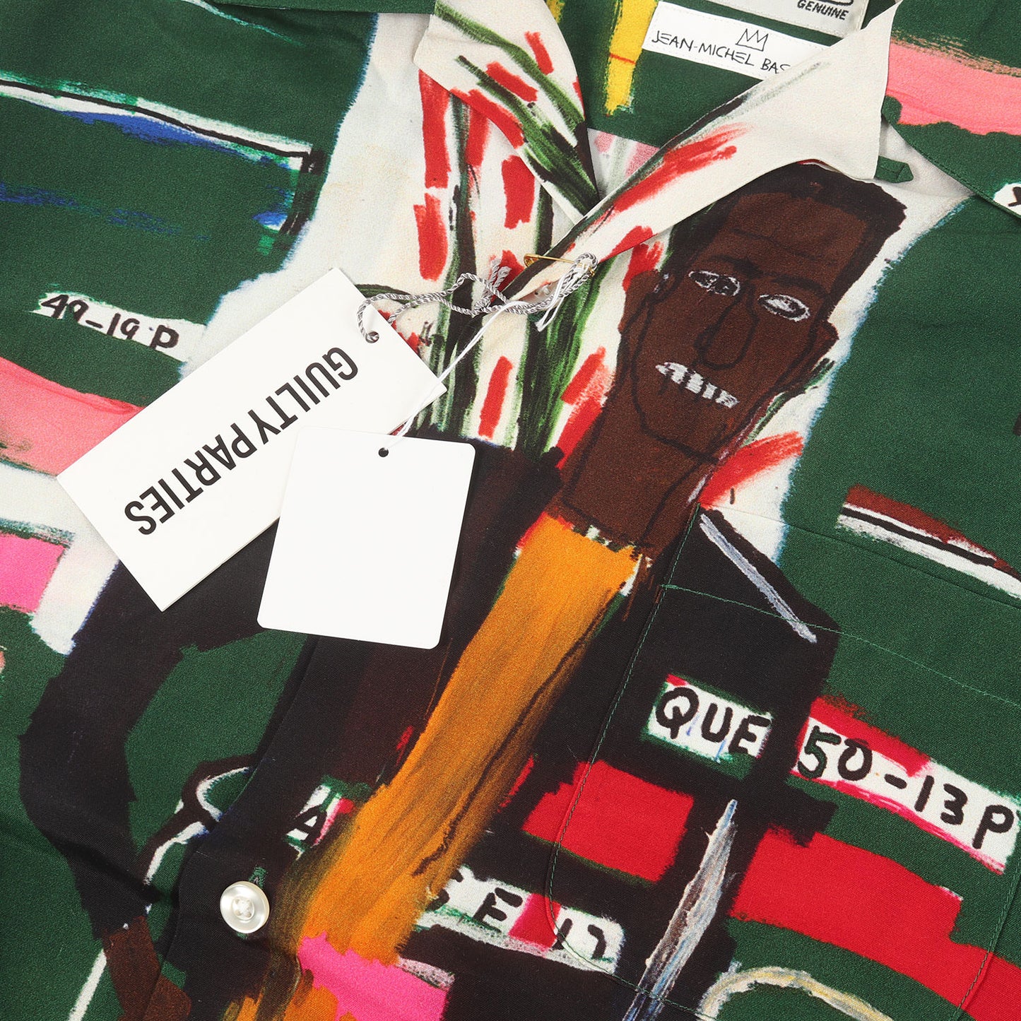 21SS ×JEAN-MICHEL BASQUIAT レーヨン ハワイアンシャツ / アロハシャツ(HAWAIIAN SHIRT)