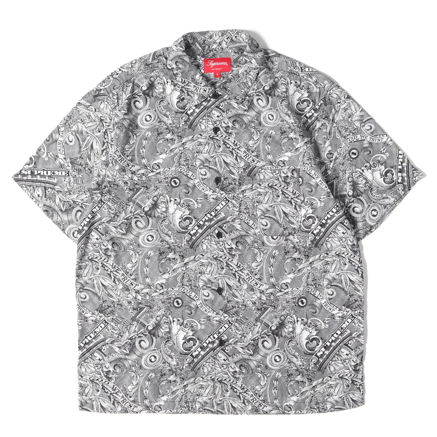 23SS ダラー総柄 レーヨン 半袖シャツ(Dollar S/S Shirt)