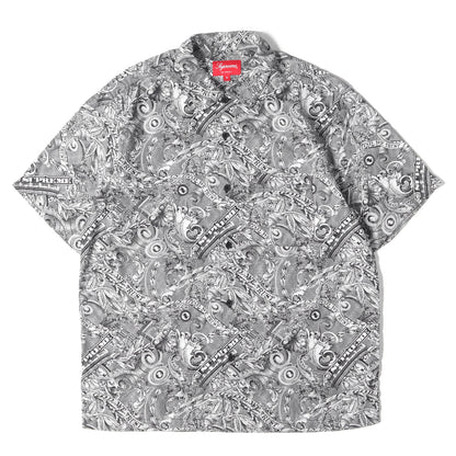 23SS ダラー総柄 レーヨン 半袖シャツ(Dollar S/S Shirt)