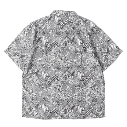23SS ダラー総柄 レーヨン 半袖シャツ(Dollar S/S Shirt)
