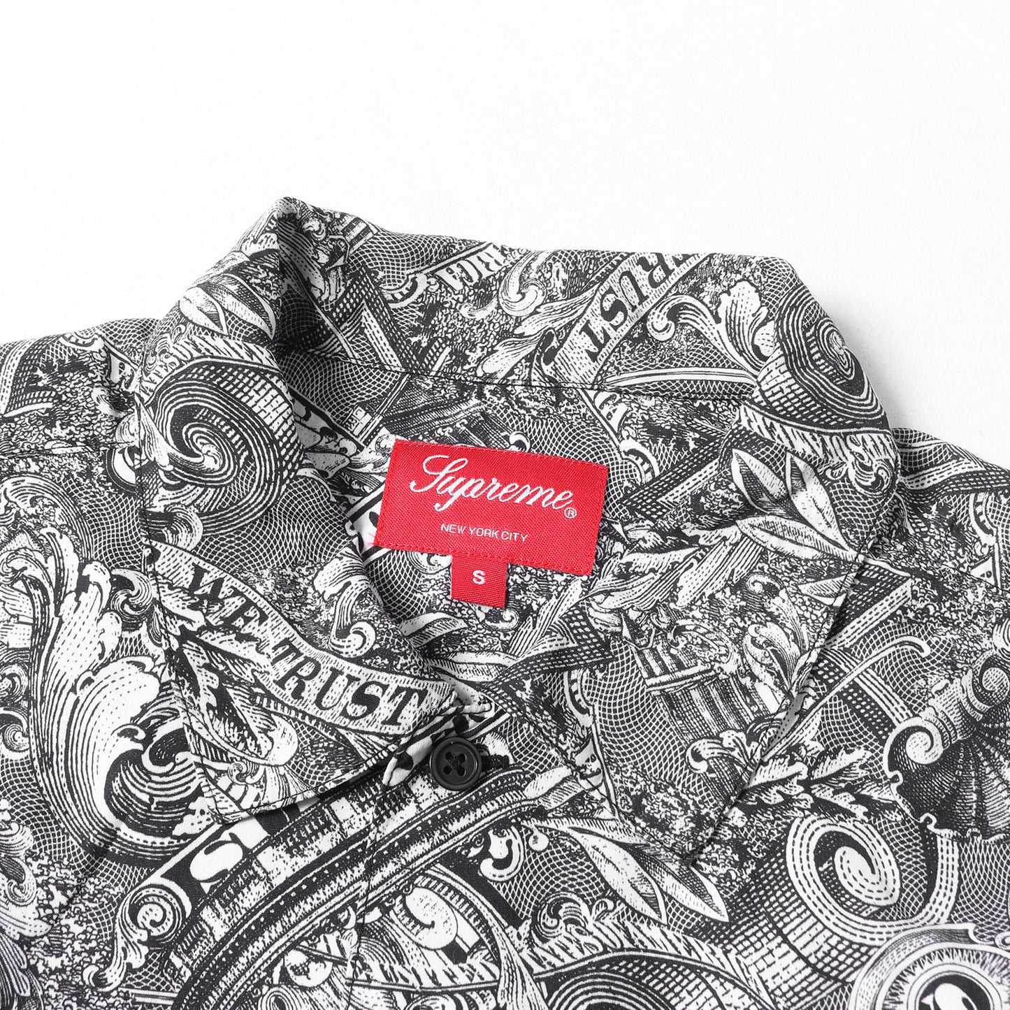 23SS ダラー総柄 レーヨン 半袖シャツ(Dollar S/S Shirt)