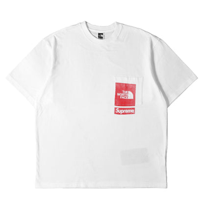 23SS ×THE NORTH FACE ロゴプリント ポケット Tシャツ(Printed Pocket Tee)