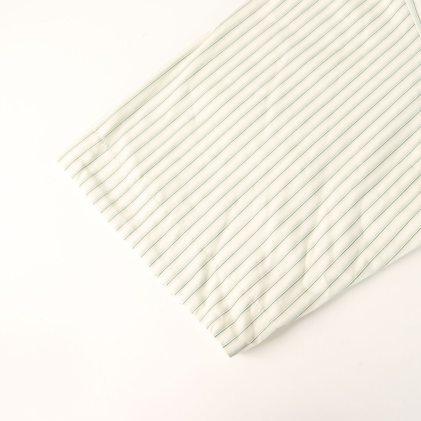 22SS 裏地パイル ストライプ オープンカラー 半袖シャツ(TERRY LINED FINX STRIPE SHIRTS)