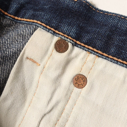 [雰囲気抜群] 00s 1955年復刻 501XX ヴィンテージ加工 デニムパンツ / 日本製 55501 BigE