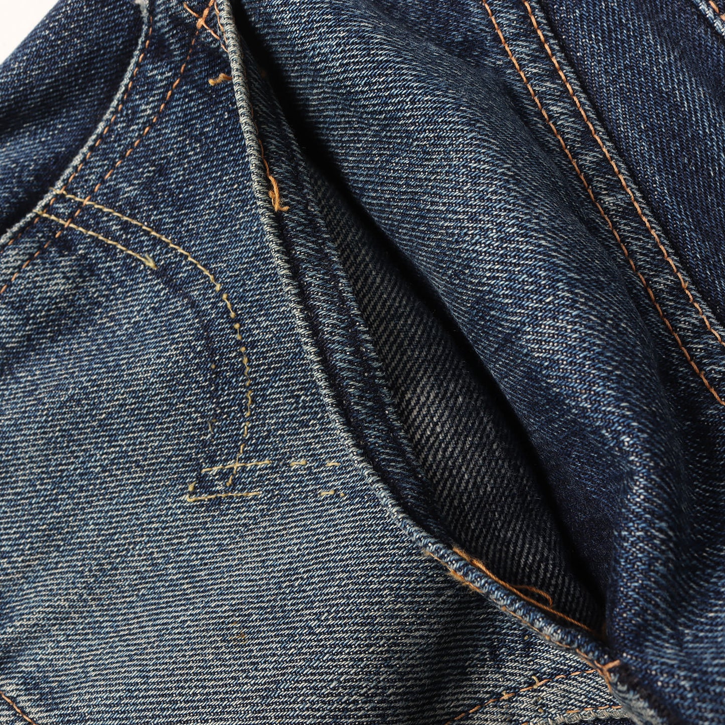 [雰囲気抜群] 00s 1955年復刻 501XX ヴィンテージ加工 デニムパンツ / 日本製 55501 BigE