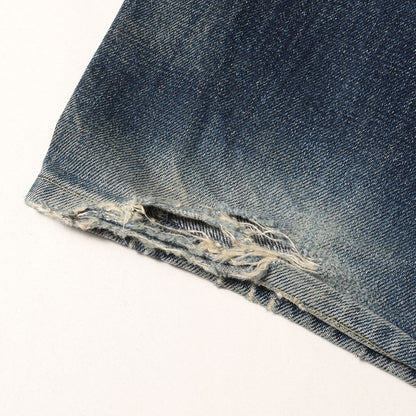 [雰囲気抜群] 00s 1955年復刻 501XX ヴィンテージ加工 デニムパンツ / 日本製 55501 BigE