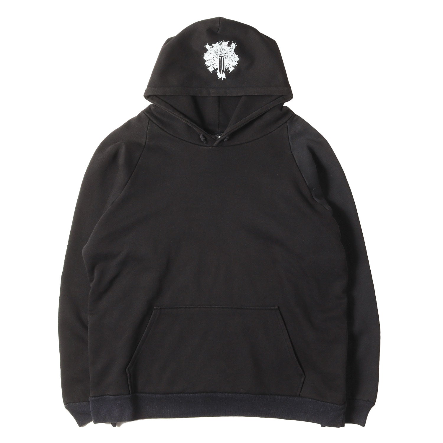 Chrome Hearts ブラック パーカー old サーマル 初期 Chrome Hearts クロムハーツ パーカー オールド L サーマル