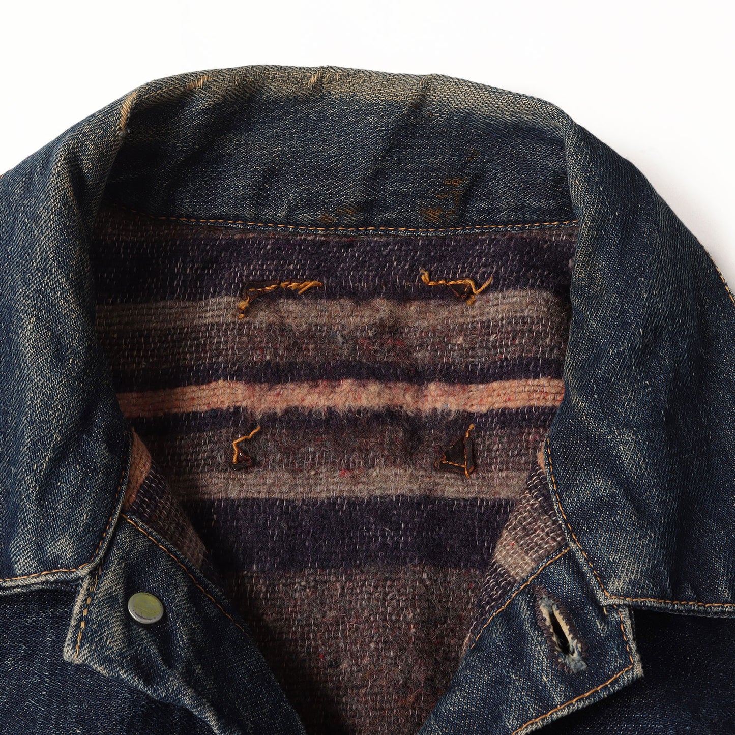 [革パッチ最終 ビッグサイズ] 50s ハギ付き 517XX 2nd ブランケット デニムジャケット