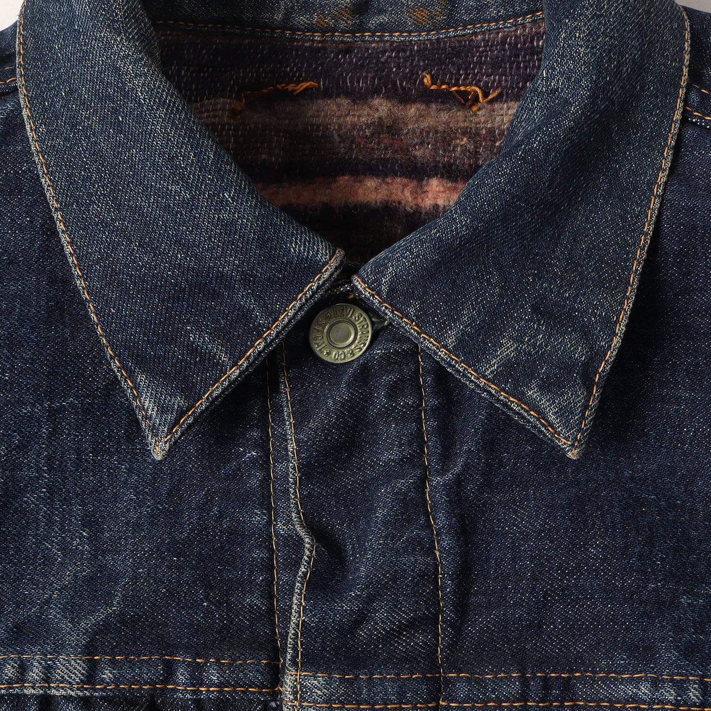 [革パッチ最終 ビッグサイズ] 50s ハギ付き 517XX 2nd ブランケット デニムジャケット