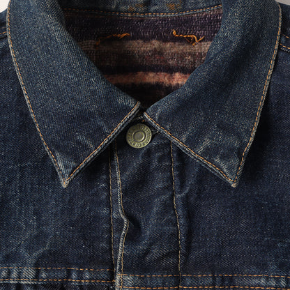 [革パッチ最終 ビッグサイズ] 50s ハギ付き 517XX 2nd ブランケット デニムジャケット
