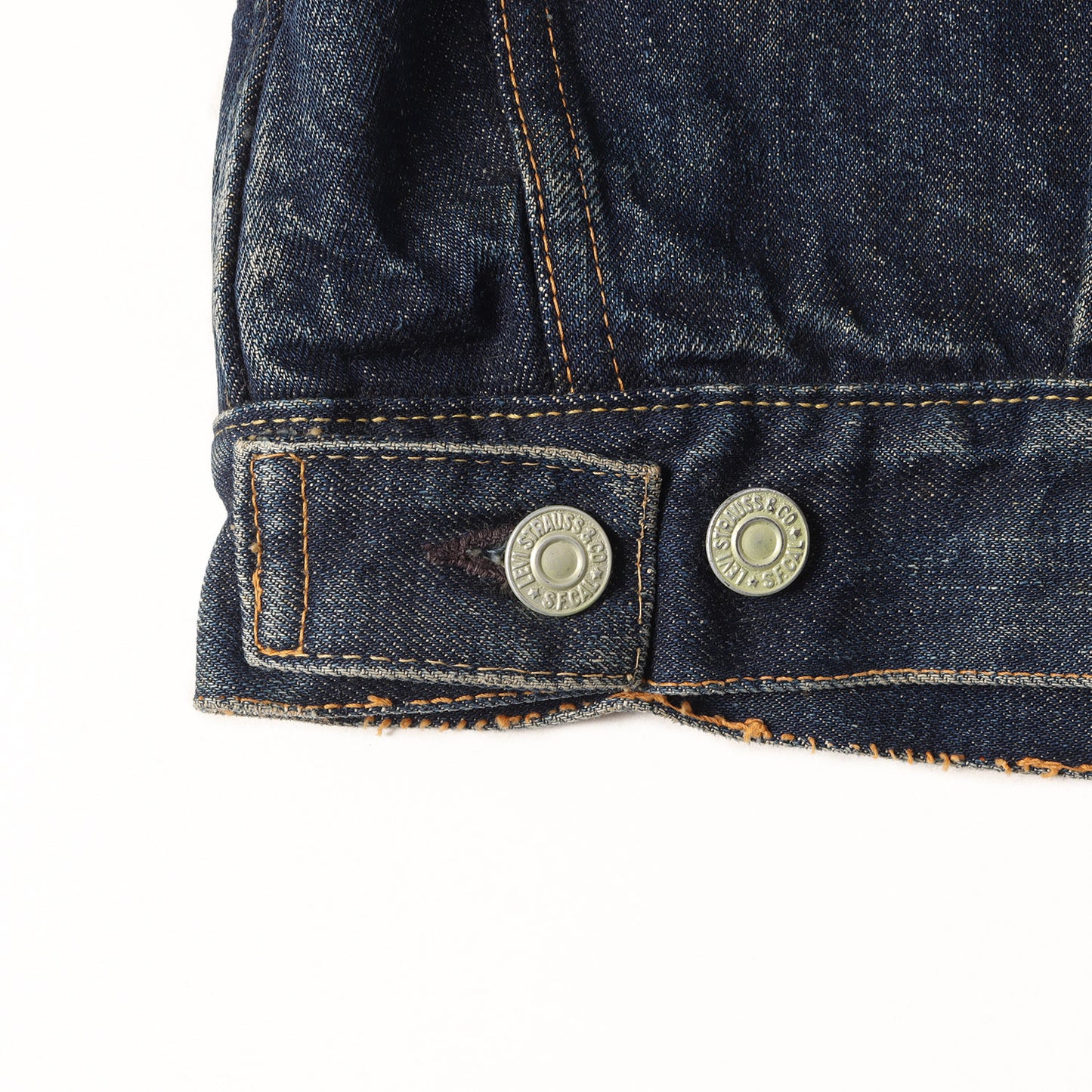 [革パッチ最終 ビッグサイズ] 50s ハギ付き 517XX 2nd ブランケット デニムジャケット