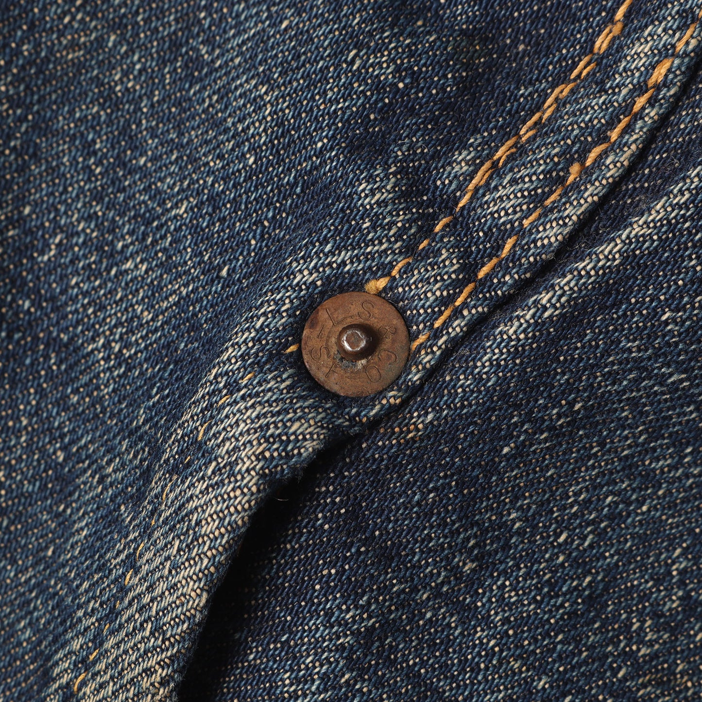 [革パッチ最終 ビッグサイズ] 50s ハギ付き 517XX 2nd ブランケット デニムジャケット