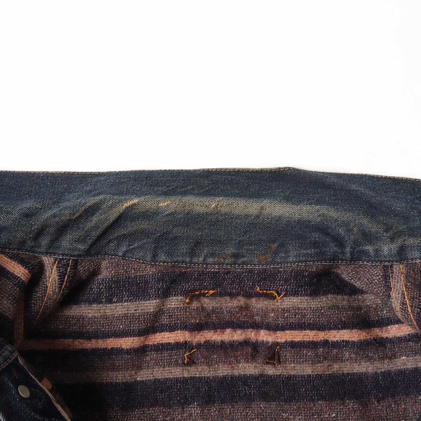 [革パッチ最終 ビッグサイズ] 50s ハギ付き 517XX 2nd ブランケット デニムジャケット