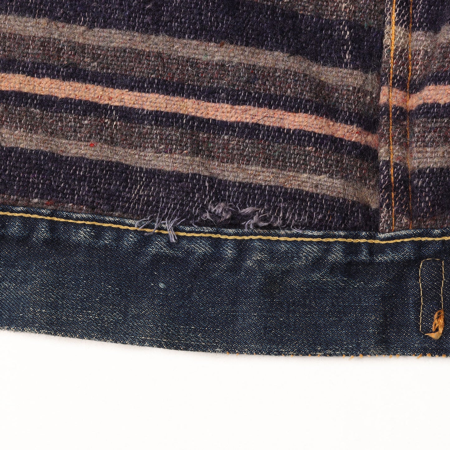 [革パッチ最終 ビッグサイズ] 50s ハギ付き 517XX 2nd ブランケット デニムジャケット