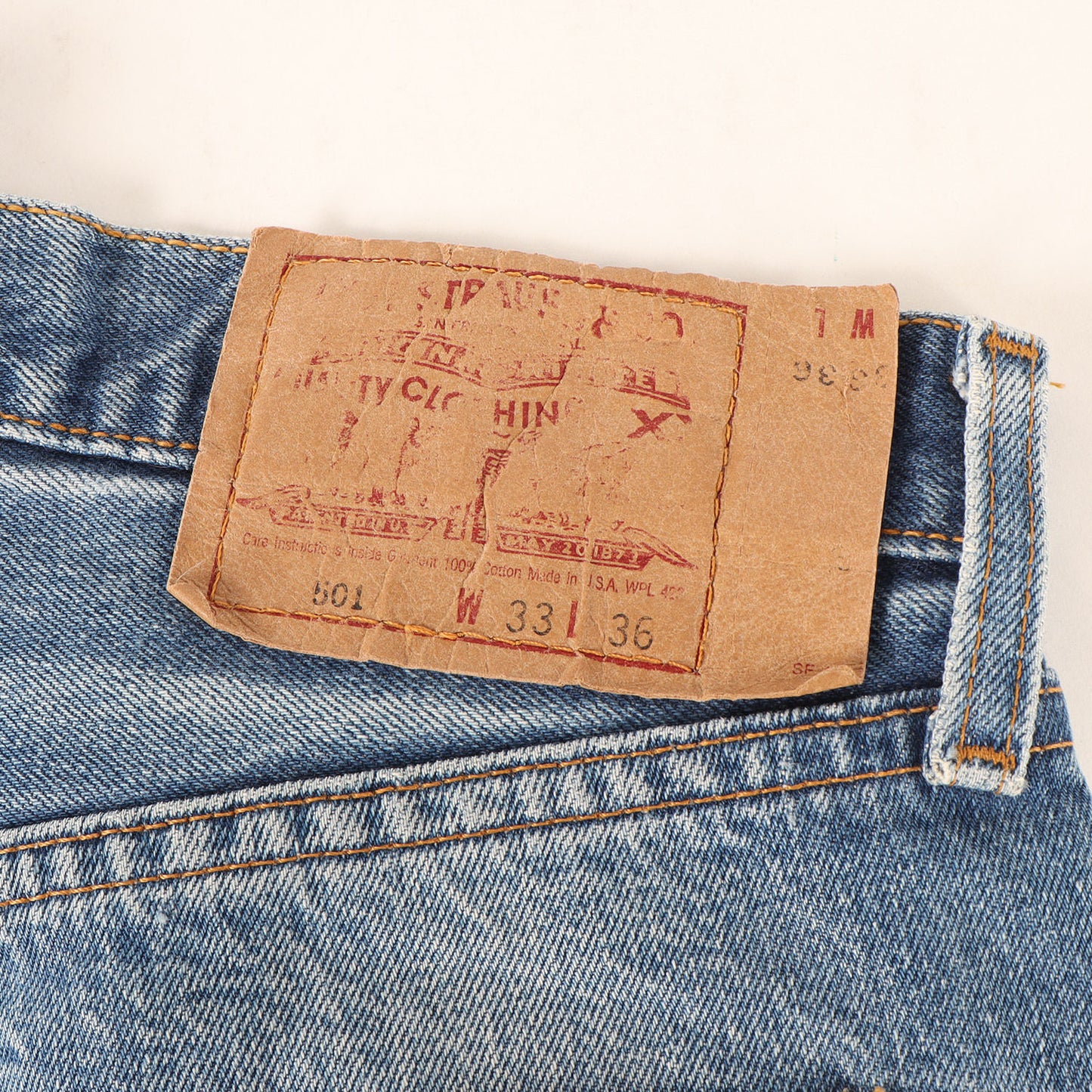 [110周年記念モデル] 90s 501 Big E デニムパンツ / ボタン裏刻印555 バレンシア工場
