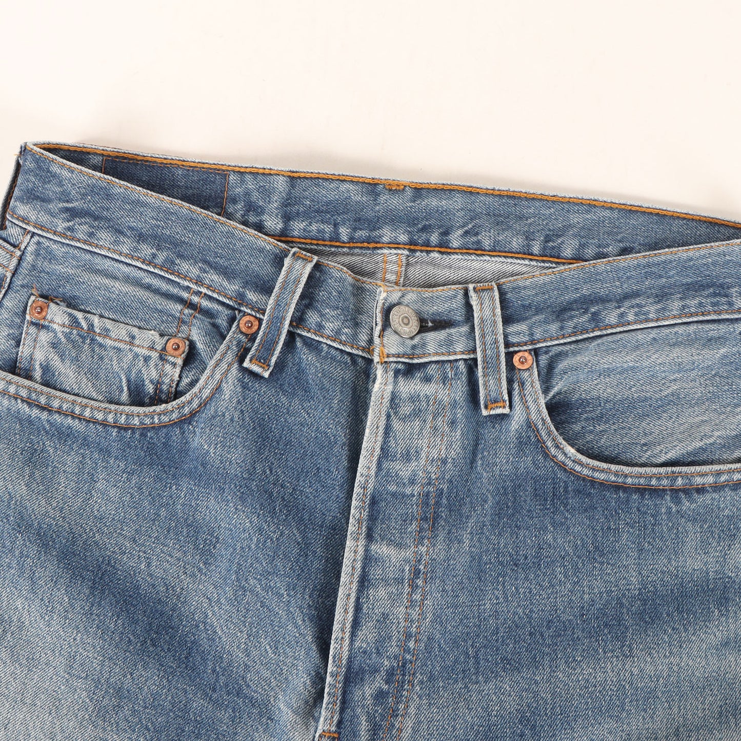 [110周年記念モデル] 90s 501 Big E デニムパンツ / ボタン裏刻印555 バレンシア工場