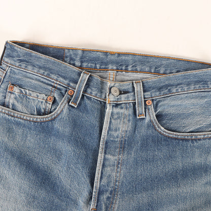 [110周年記念モデル] 90s 501 Big E デニムパンツ / ボタン裏刻印555 バレンシア工場